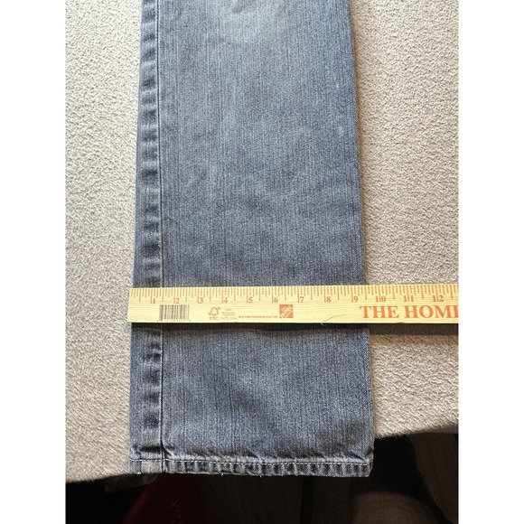 Ariat Jeans Mens 36x38 Blue Denim Straight Leg Light Wash Western YKK 10017511 - Picture 15 of 16